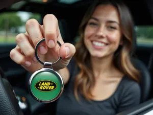 Land Rover Anelli Chiave Personalizzati Lega Logo Durevole